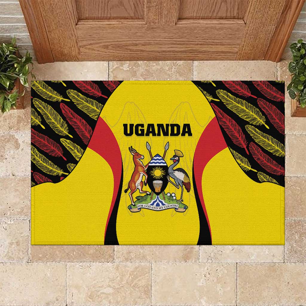 Uganda Cricket Rubber Doormat Go Cricket Cranes - Wonder Print Shop