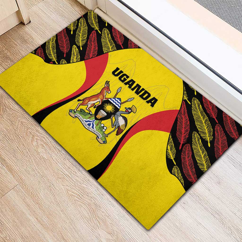 Uganda Cricket Rubber Doormat Go Cricket Cranes - Wonder Print Shop