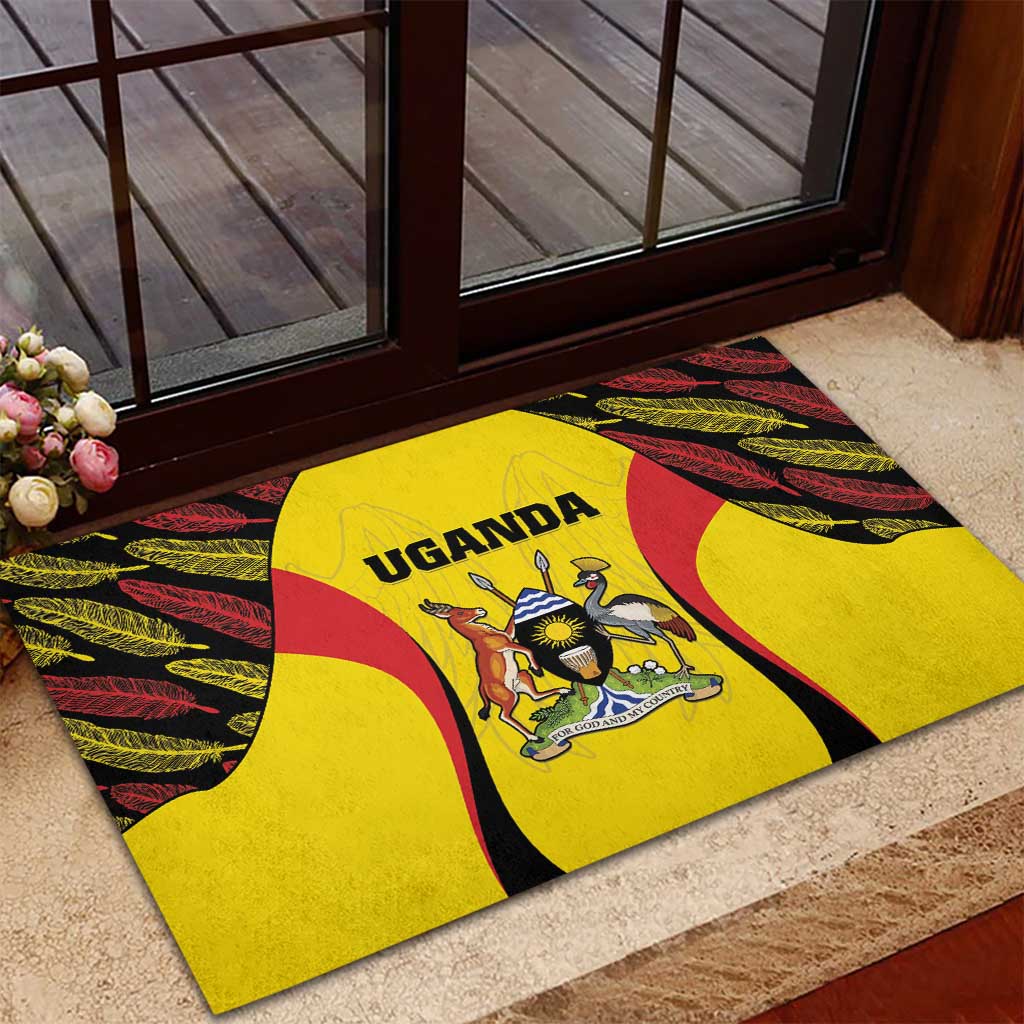 Uganda Cricket Rubber Doormat Go Cricket Cranes - Wonder Print Shop