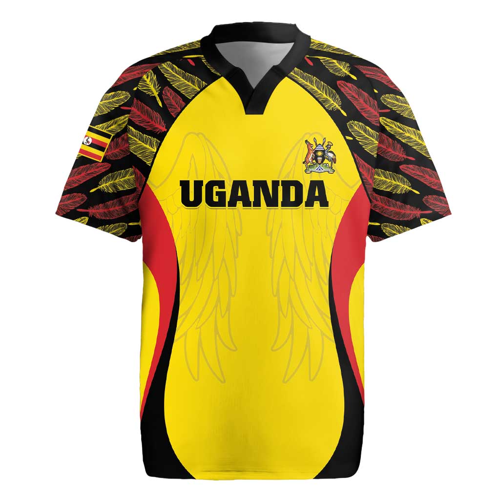Custom Uganda Cricket Rugby Jersey Go Cricket Cranes - Wonder Print Shop