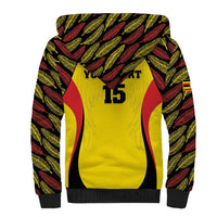 Custom Uganda Cricket Sherpa Hoodie Go Cricket Cranes - Wonder Print Shop