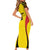 Custom Uganda Cricket Short Sleeve Bodycon Dress Go Cricket Cranes - Wonder Print Shop