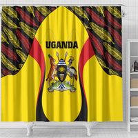 Uganda Cricket Shower Curtain Go Cricket Cranes - Wonder Print Shop
