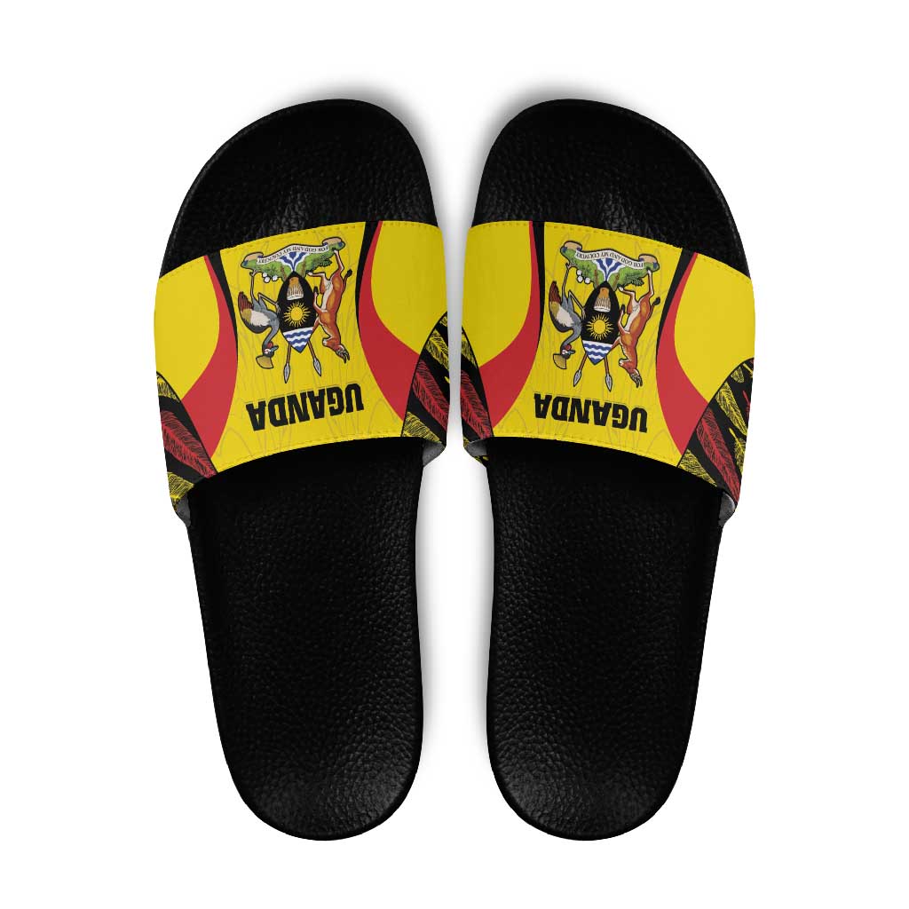Uganda Cricket Slide Sandals Go Cricket Cranes - Wonder Print Shop