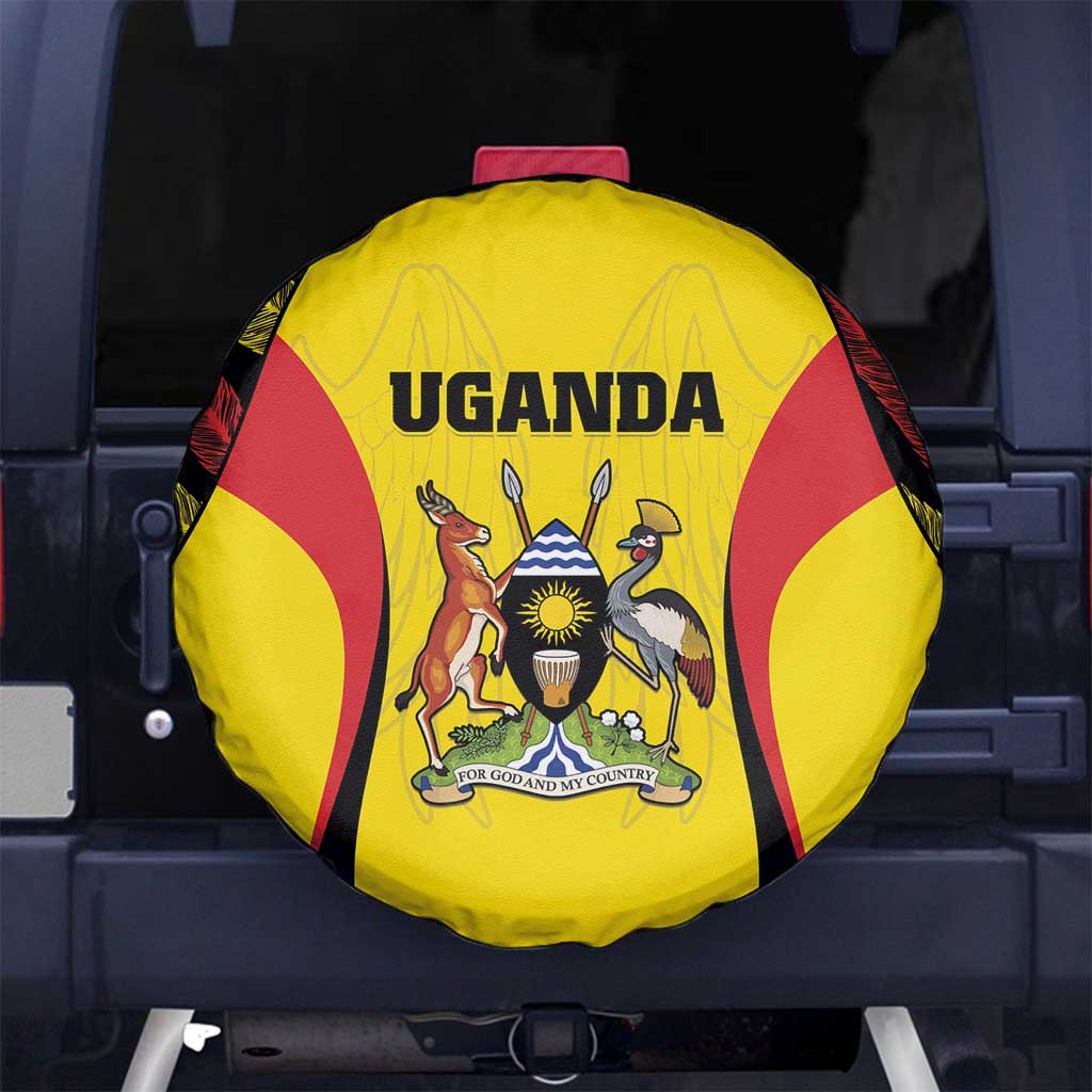 Uganda Cricket Spare Tire Cover Go Cricket Cranes - Wonder Print Shop
