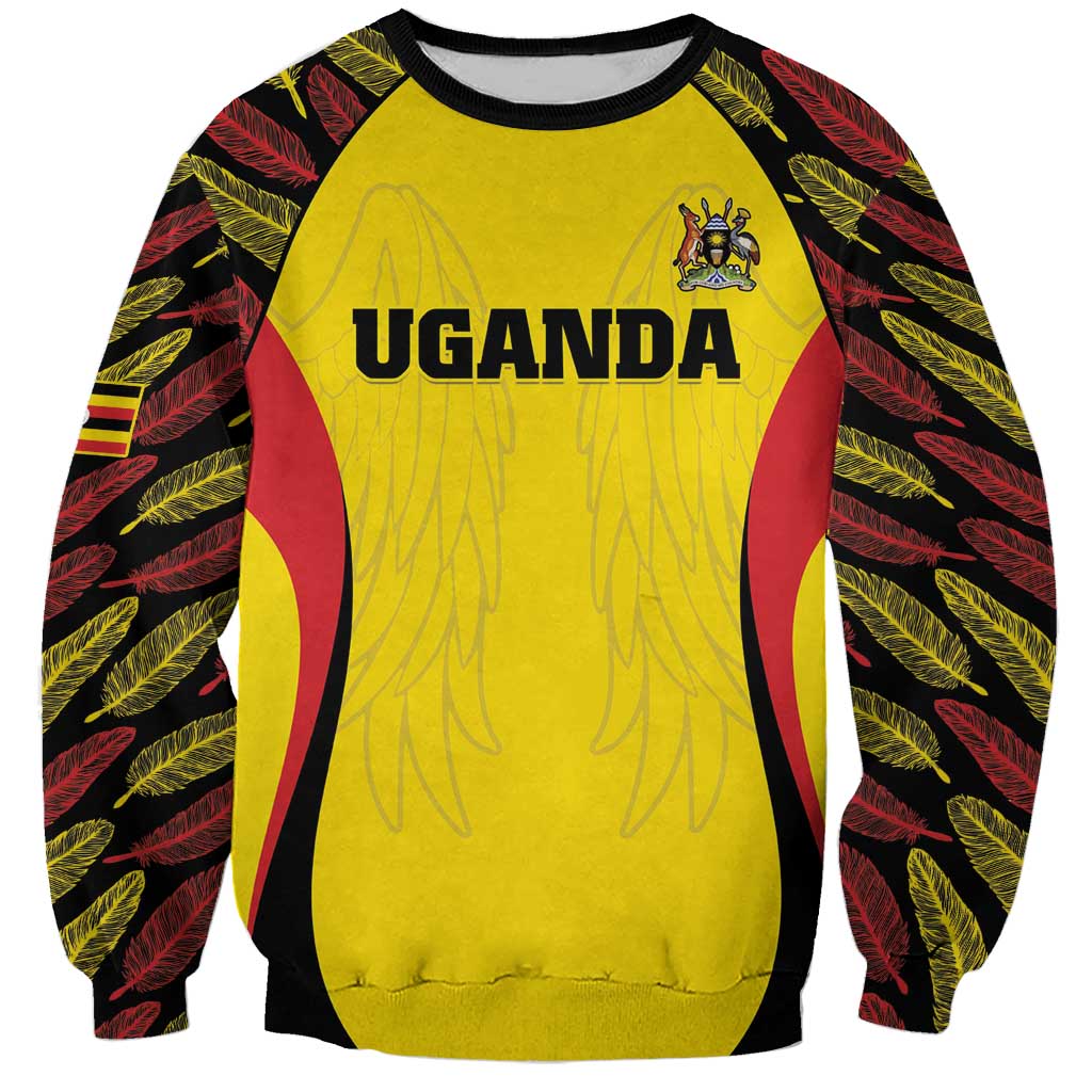 Custom Uganda Cricket Sweatshirt Go Cricket Cranes - Wonder Print Shop