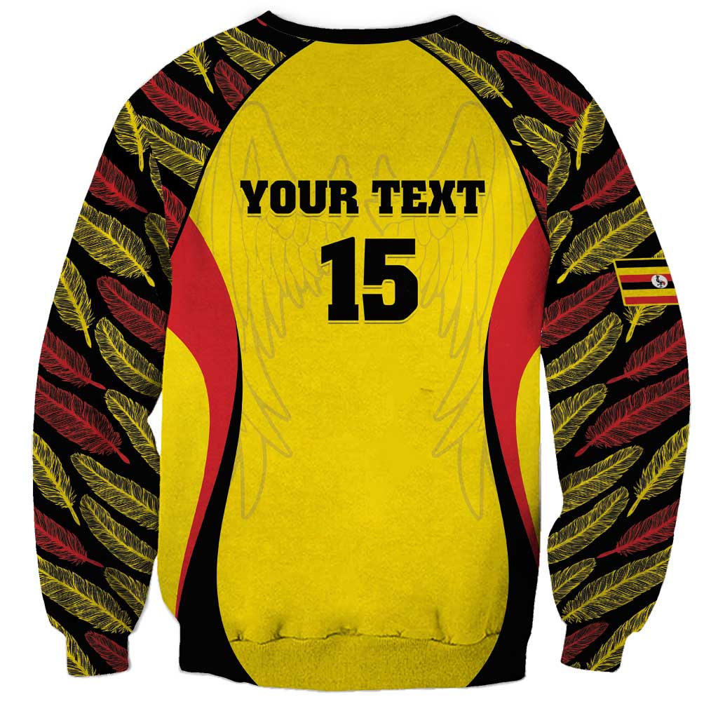 Custom Uganda Cricket Sweatshirt Go Cricket Cranes - Wonder Print Shop