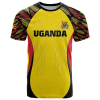 Custom Uganda Cricket T Shirt Go Cricket Cranes - Wonder Print Shop