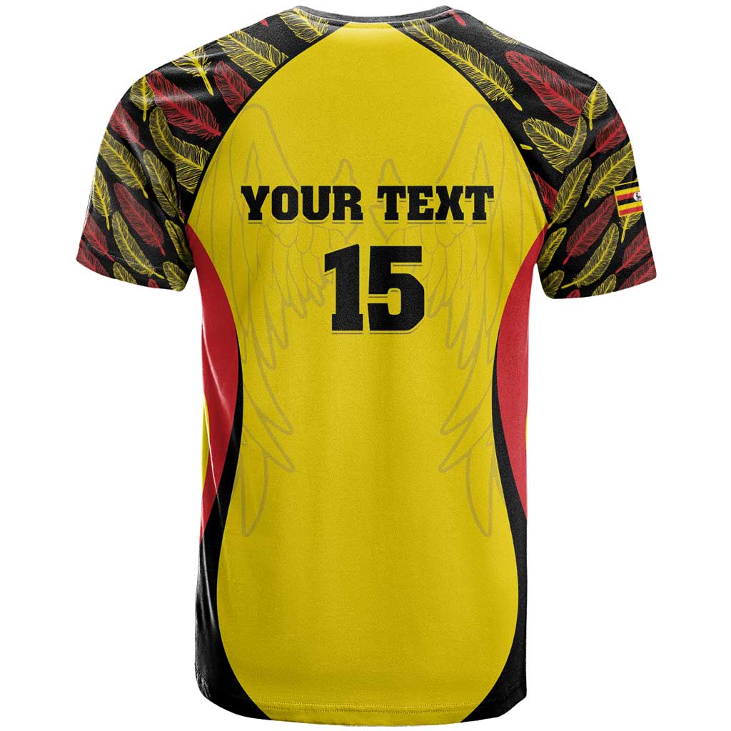 Custom Uganda Cricket T Shirt Go Cricket Cranes - Wonder Print Shop
