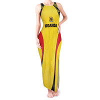 Custom Uganda Cricket Tank Maxi Dress Go Cricket Cranes - Wonder Print Shop