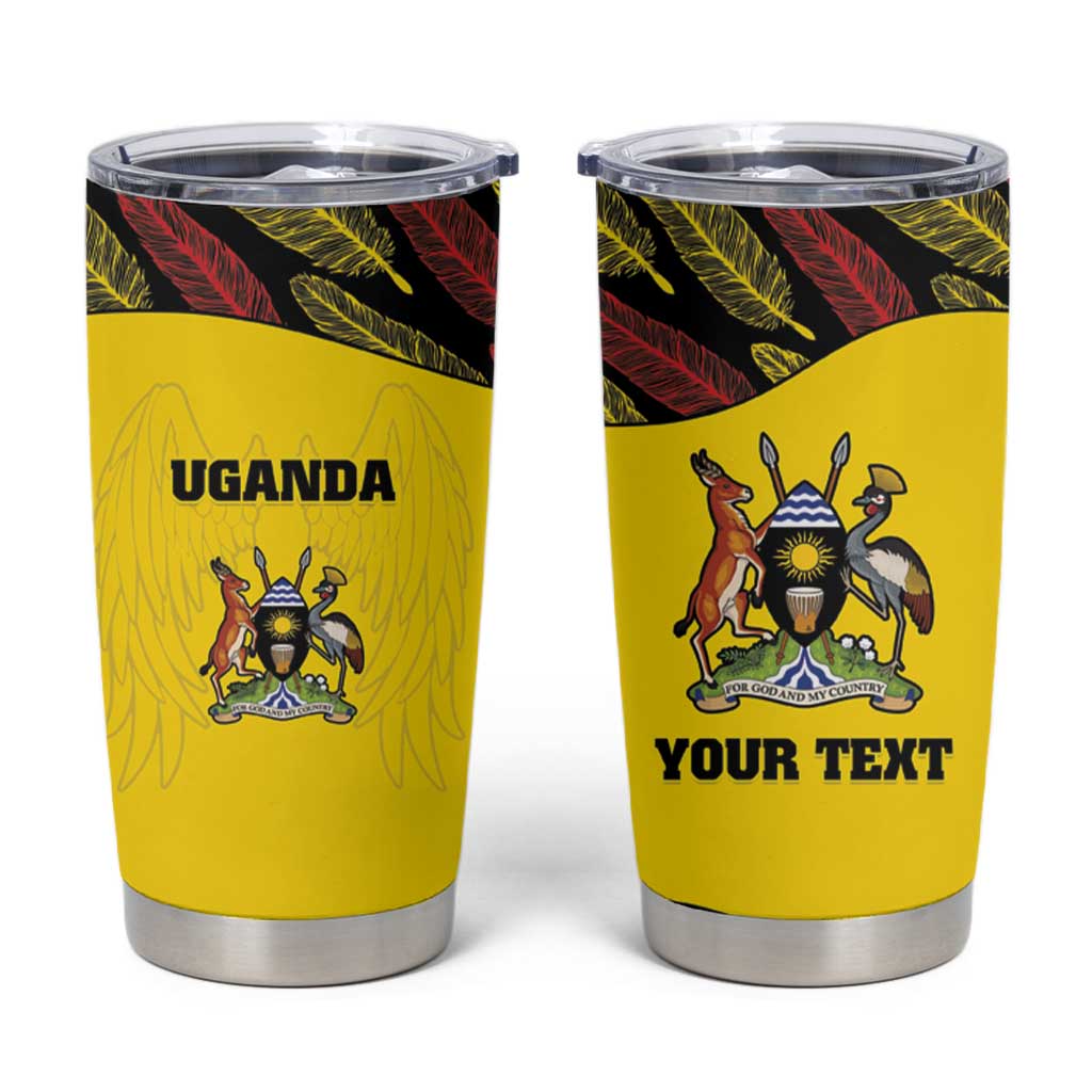 Custom Uganda Cricket Tumbler Cup Go Cricket Cranes - Wonder Print Shop