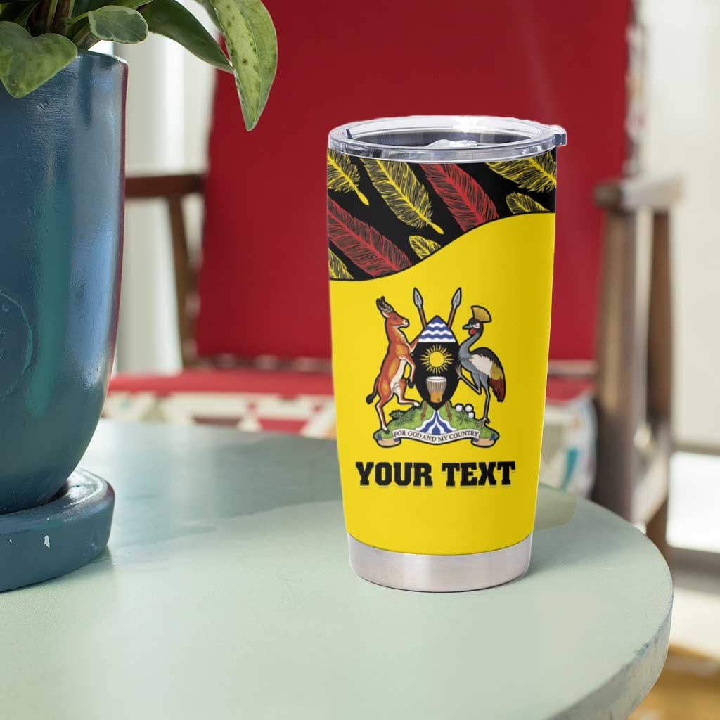 Custom Uganda Cricket Tumbler Cup Go Cricket Cranes - Wonder Print Shop