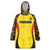 Custom Uganda Cricket Wearable Blanket Hoodie Go Cricket Cranes - Wonder Print Shop
