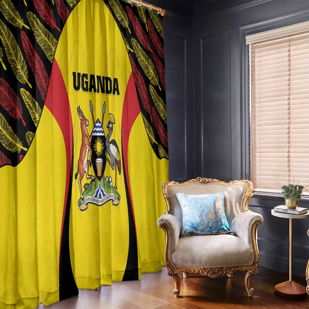 Uganda Cricket Window Curtain Go Cricket Cranes - Wonder Print Shop
