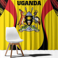 Uganda Cricket Window Curtain Go Cricket Cranes - Wonder Print Shop