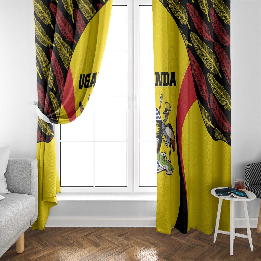 Uganda Cricket Window Curtain Go Cricket Cranes - Wonder Print Shop