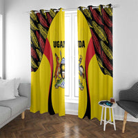 Uganda Cricket Window Curtain Go Cricket Cranes - Wonder Print Shop