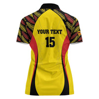 Custom Uganda Cricket Women Polo Shirt Go Cricket Cranes - Wonder Print Shop