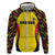 Custom Uganda Cricket Zip Hoodie Go Cricket Cranes - Wonder Print Shop