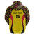 Custom Uganda Cricket Zip Hoodie Go Cricket Cranes - Wonder Print Shop