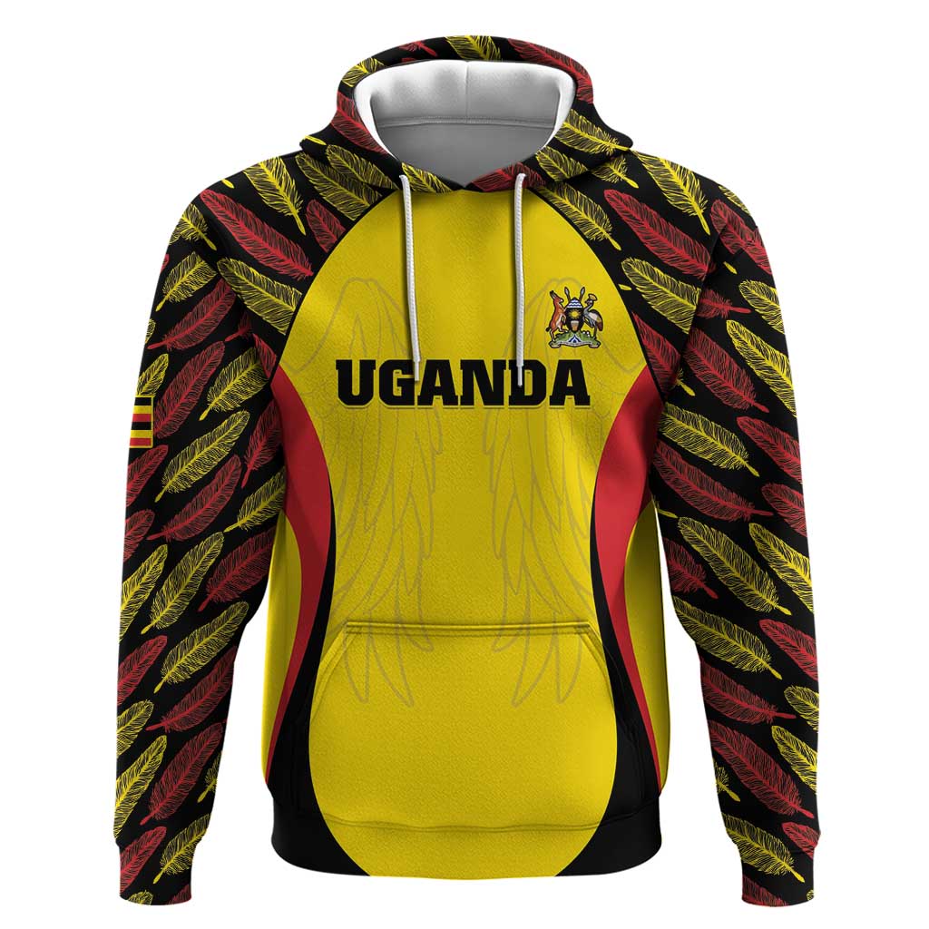 Custom Uganda Cricket Zip Hoodie Go Cricket Cranes - Wonder Print Shop
