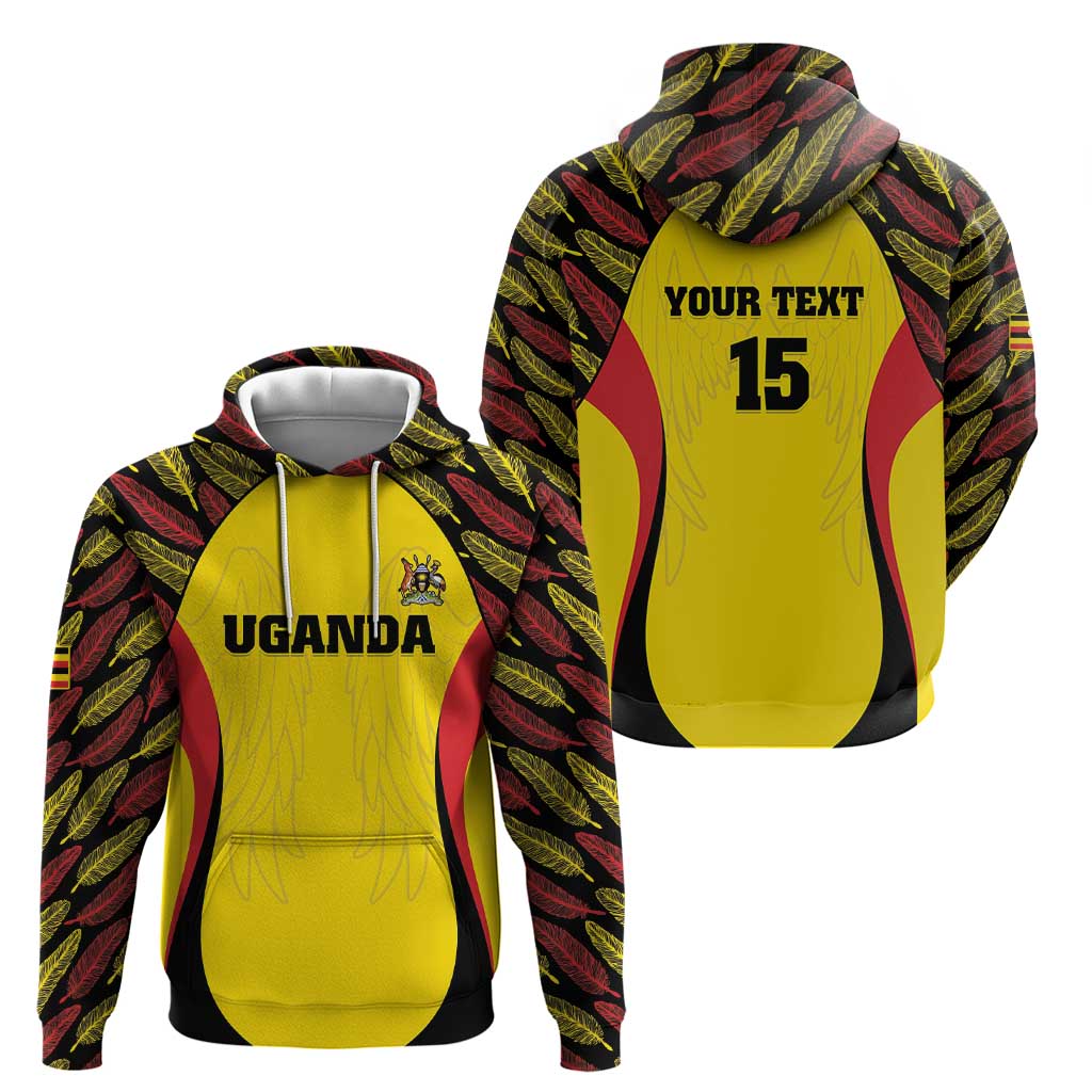 Custom Uganda Cricket Zip Hoodie Go Cricket Cranes - Wonder Print Shop
