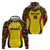 Custom Uganda Cricket Zip Hoodie Go Cricket Cranes - Wonder Print Shop