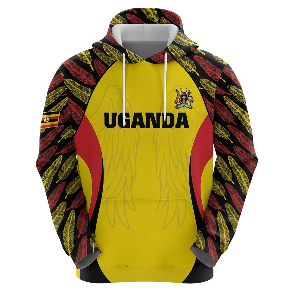 Custom Uganda Cricket Zip Hoodie Go Cricket Cranes - Wonder Print Shop