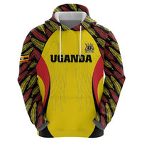 Custom Uganda Cricket Zip Hoodie Go Cricket Cranes - Wonder Print Shop