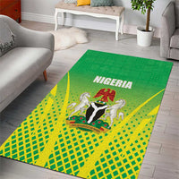 Nigeria Cricket Area Rug Come On Yellow Greens - Wonder Print Shop