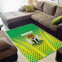 Nigeria Cricket Area Rug Come On Yellow Greens - Wonder Print Shop