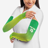 Custom Nigeria Cricket Arm Sleeves Come On Yellow Greens - Wonder Print Shop