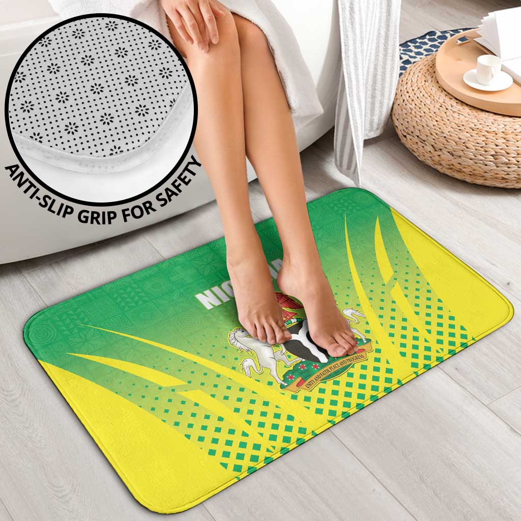 Nigeria Cricket Bathroom Set Come On Yellow Greens - Wonder Print Shop