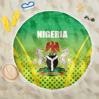 Nigeria Cricket Beach Blanket Come On Yellow Greens - Wonder Print Shop