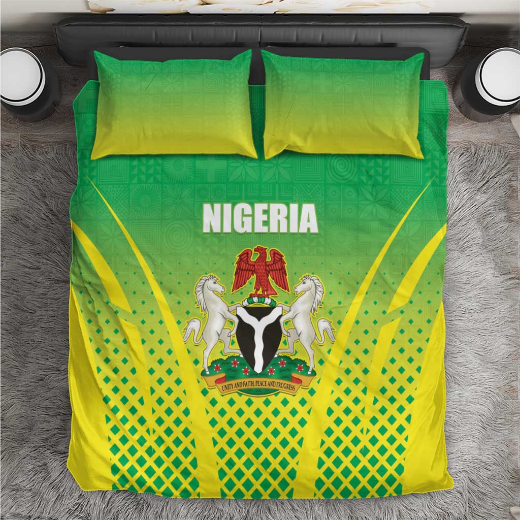 Nigeria Cricket Bedding Set Come On Yellow Greens - Wonder Print Shop