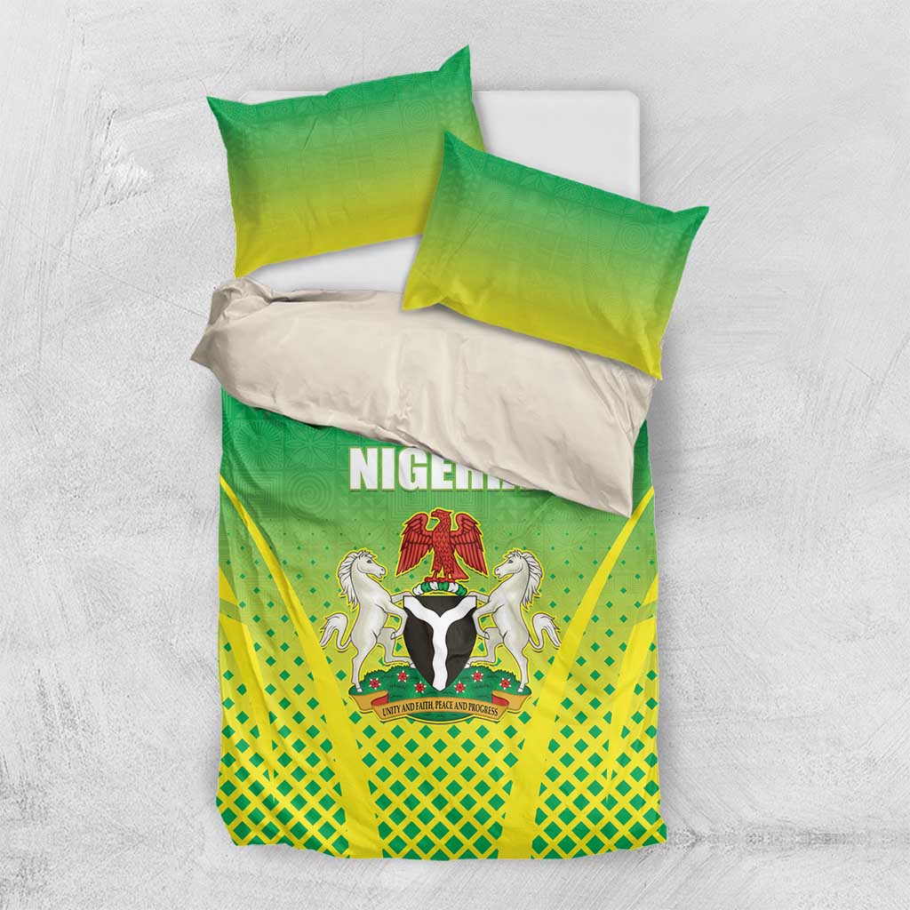Nigeria Cricket Bedding Set Come On Yellow Greens - Wonder Print Shop