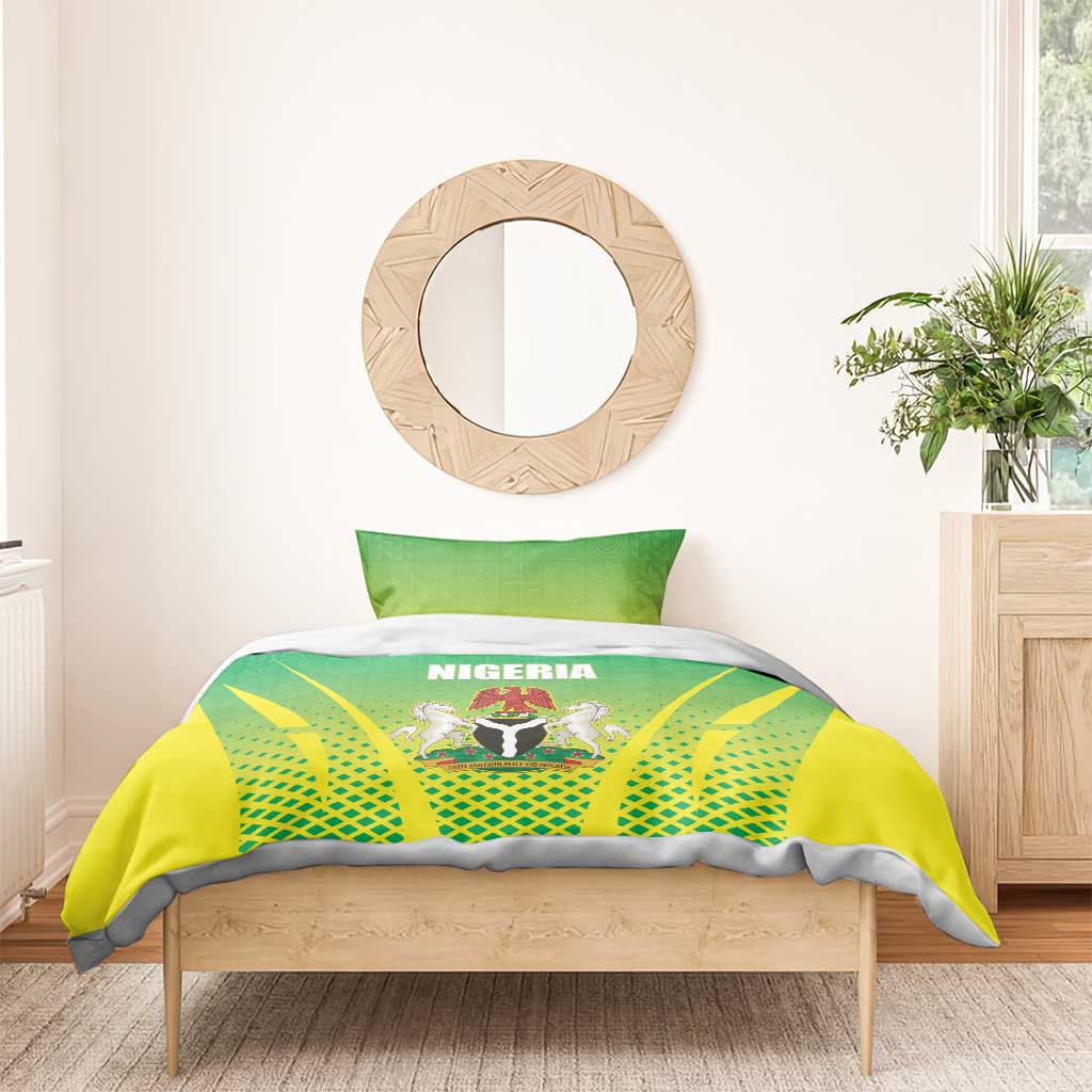 Nigeria Cricket Bedding Set Come On Yellow Greens - Wonder Print Shop