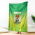 Nigeria Cricket Blanket Come On Yellow Greens - Wonder Print Shop