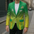 Custom Nigeria Cricket Blazer Come On Yellow Greens - Wonder Print Shop