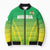 Custom Nigeria Cricket Bomber Puffer Jacket Come On Yellow Greens - Wonder Print Shop