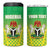 Custom Nigeria Cricket 4 in 1 Can Cooler Tumbler Come On Yellow Greens - Wonder Print Shop