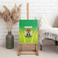 Nigeria Cricket Canvas Wall Art Come On Yellow Greens - Wonder Print Shop