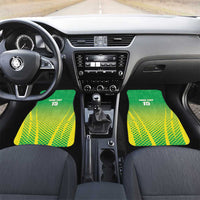 Nigeria Cricket Car Mats Come On Yellow Greens - Wonder Print Shop