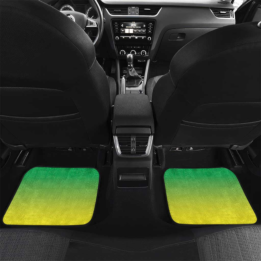 Nigeria Cricket Car Mats Come On Yellow Greens - Wonder Print Shop