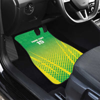 Nigeria Cricket Car Mats Come On Yellow Greens - Wonder Print Shop