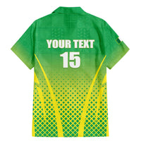 Custom Nigeria Cricket Family Matching Mermaid Dress and Hawaiian Shirt Come On Yellow Greens - Wonder Print Shop