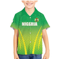 Custom Nigeria Cricket Family Matching Mermaid Dress and Hawaiian Shirt Come On Yellow Greens - Wonder Print Shop