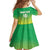 Custom Nigeria Cricket Family Matching Puletasi and Hawaiian Shirt Come On Yellow Greens - Wonder Print Shop