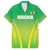 Custom Nigeria Cricket Family Matching Puletasi and Hawaiian Shirt Come On Yellow Greens - Wonder Print Shop