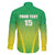 Custom Nigeria Cricket Family Matching Puletasi and Hawaiian Shirt Come On Yellow Greens - Wonder Print Shop